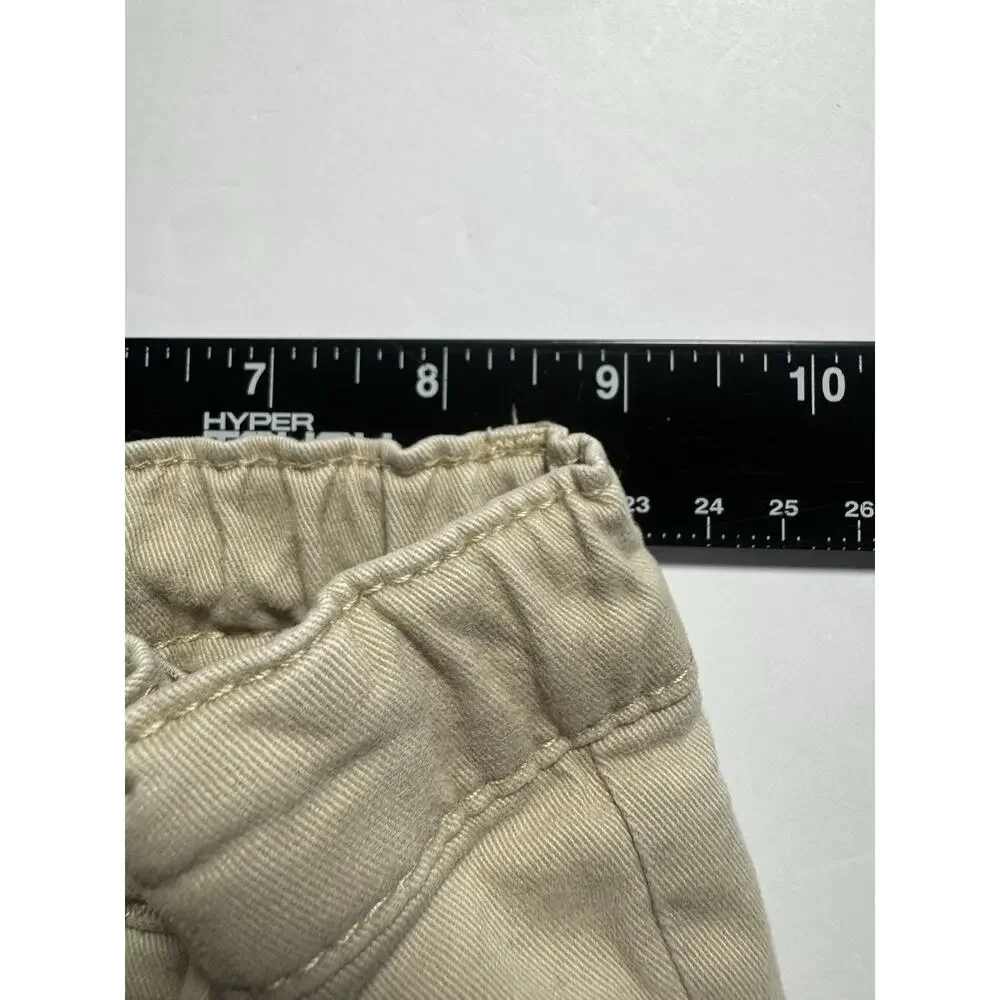 The Children’s Place Girls Khaki Uniform Pants 4T Stretch Adjustable Waist